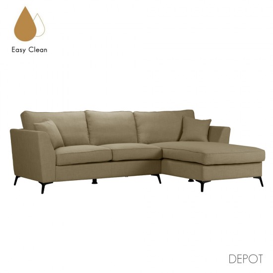 BOEL ΚΑΝΑΠΕΣ ΓΩΝΙΑ ΔΕΞΙΑ BEIGE 280x170xH92cm BOEL ΚΑΝΑΠΕΣ ΓΩΝΙΑ ΔΕΞΙΑ BEIGE 280x170xH92cm