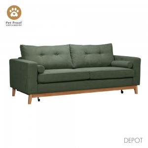 LUSSO ΚΑΝΑΠΕΣ ΚΡΕΒΑΤΙ 3ΘΕΣΙΟΣ ΛΑΔΙ LINO 77 218x85x87