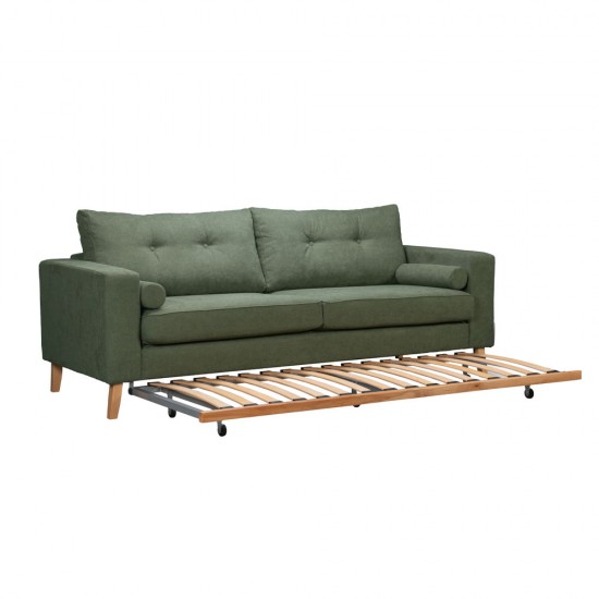 LUSSO ΚΑΝΑΠΕΣ ΚΡΕΒΑΤΙ 3ΘΕΣΙΟΣ ΛΑΔΙ LINO 77 218x85x87