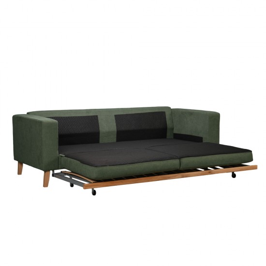 LUSSO ΚΑΝΑΠΕΣ ΚΡΕΒΑΤΙ 3ΘΕΣΙΟΣ ΛΑΔΙ LINO 77 218x85x87