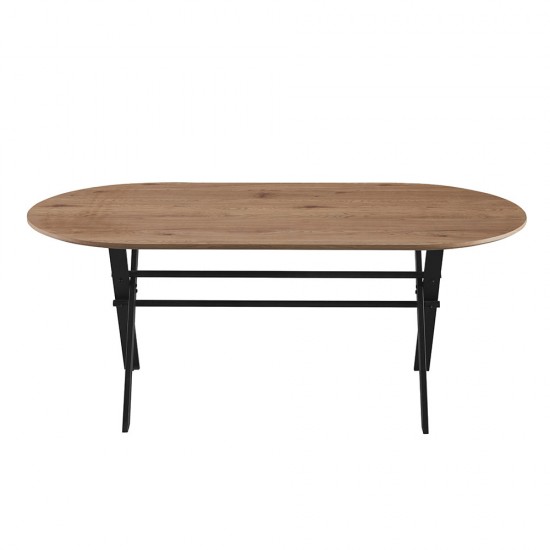 METRON ΤΡΑΠΕΖΙ SONOMA 180x90xH76cm METRON ΤΡΑΠΕΖΙ SONOMA 180x90xH76cm