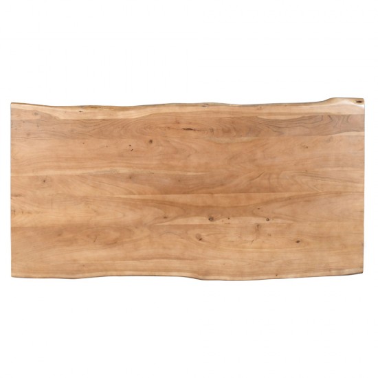 MINGLE ΤΡΑΠΕΖΙ ΚΑΡΥΔΙ ΜΑΥΡΟ 160x80xH76cm