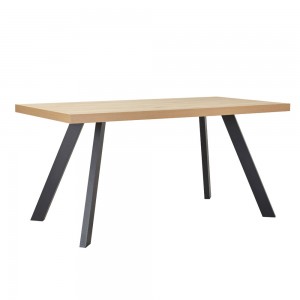 VILLE ΤΡΑΠΕΖΙ ΦΥΣΙΚΟ ΣΚΟΥΡΟ 160x80xH76cm