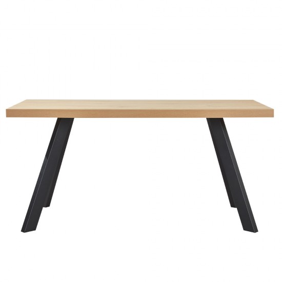 VILLE ΤΡΑΠΕΖΙ ΦΥΣΙΚΟ ΣΚΟΥΡΟ 160x80xH76cm