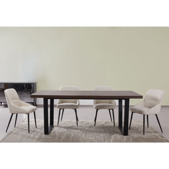 VILLE ΤΡΑΠΕΖΙ ΚΑΡΥΔΙ 200x100xH76cm