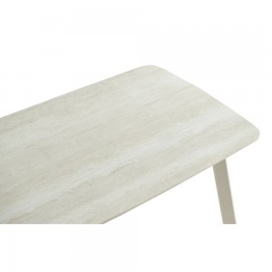 JOIN ME ΤΡΑΠΕΖΙ BEIGE ΜΕ ΟΨΗ ΜΑΡΜΑΡΟΥ 120x70x76.5cm JOIN ME ΤΡΑΠΕΖΙ BEIGE ΜΕ ΟΨΗ ΜΑΡΜΑΡΟΥ 120x70x76.5cm