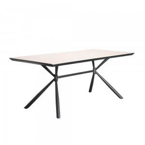 SAHARA ΤΡΑΠΕΖΙ BEIGE ΜΕ ΟΨΗ ΜΑΡΜΑΡΟΥ 180x90x76cm