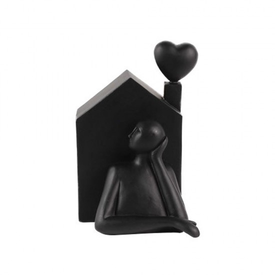 KEMMEL ΔΙΑΚΟΣΜΗΤΙΚΗ ΦΙΓΟΥΡΑ 13x12x18cm POLYRESIN ΜΑΥΡΟ KEMMEL ΔΙΑΚΟΣΜΗΤΙΚΗ ΦΙΓΟΥΡΑ 13x12x18cm POLYRESIN ΜΑΥΡΟ