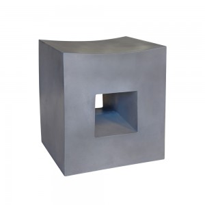 SQUARE ΣΚΑΜΠΟ CEMENT 43x40xH45cm