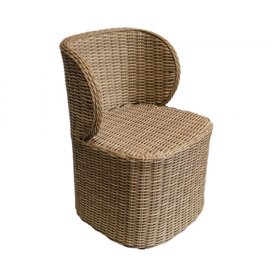 NEST ΚΑΡΕΚΛΑ ΦΥΣΙΚΟ 58x56xH75cm