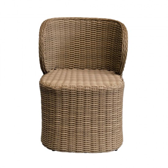 NEST ΚΑΡΕΚΛΑ ΦΥΣΙΚΟ 58x56xH75cm