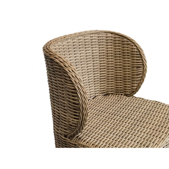 NEST ΚΑΡΕΚΛΑ ΦΥΣΙΚΟ 58x56xH75cm