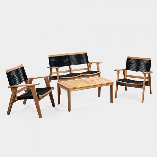 CAVO ΠΟΛΥΘΡΟΝΑ ΜΑΥΡΟ ΦΥΣΙΚΟ 67x73xH85cm