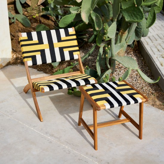 VERANO ΣΚΑΜΠΟ MULTICOLOR ΦΥΣΙΚΟ 45x40xH40cm