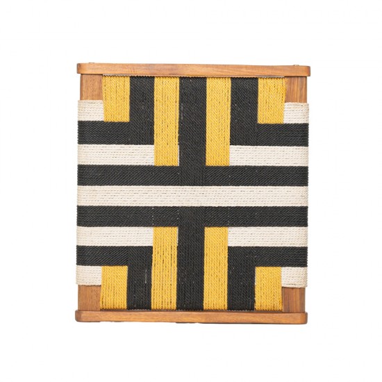 VERANO ΣΚΑΜΠΟ MULTICOLOR ΦΥΣΙΚΟ 45x40xH40cm