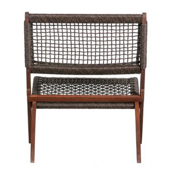 MESH ΚΑΡΕΚΛΑ ΠΤΥΣ/ΜΕΝΟ-Η ΚΑΦΕ ANTIQUE ΚΑΡΥΔΙ 78x60xH72,5cm