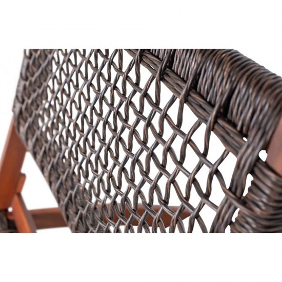 MESH ΚΑΡΕΚΛΑ ΠΤΥΣ/ΜΕΝΟ-Η ΚΑΦΕ ANTIQUE ΚΑΡΥΔΙ 78x60xH72,5cm