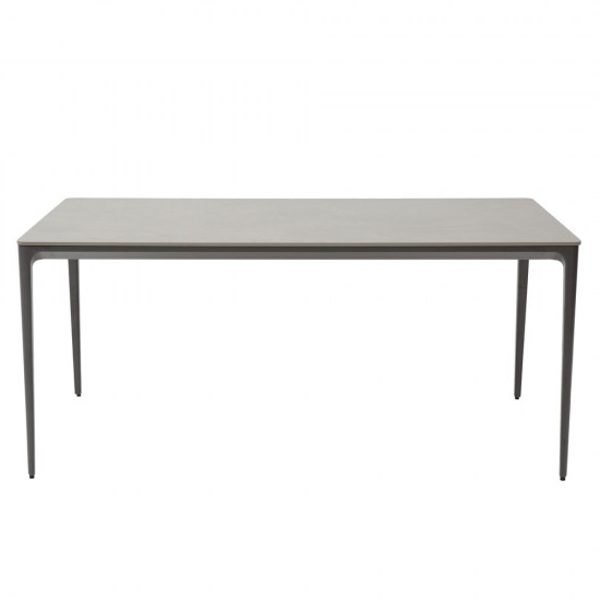 BATON ΤΡΑΠΕΖΙ ΓΚΡΙ ΣΚΟΥΡΟ 180x90xH75cm