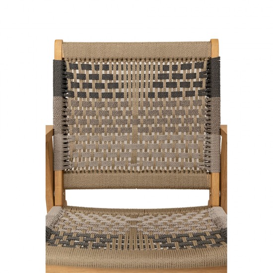 VEGA ΚΑΡΕΚΛΑ MULTICOLOR ΦΥΣΙΚΟ 58x56xH87cm