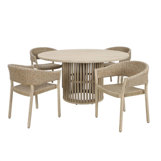 SUMATRA ΤΡΑΠΕΖΙ ΦΥΣΙΚΟ 150x150xH76cm