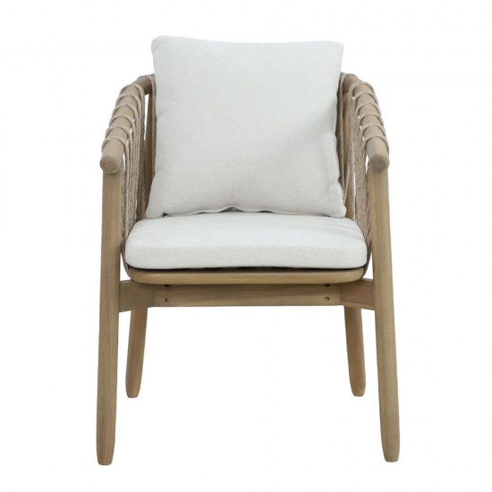 CORDA ΚΑΡΕΚΛΑ ΜΑΞΙΛΑΡΙ ΦΥΣΙΚΟ ΛΕΥΚΟ 63,5x60xH76cm