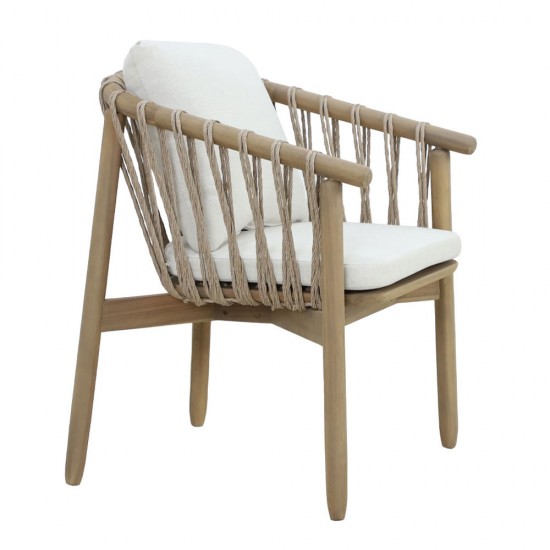 CORDA ΚΑΡΕΚΛΑ ΜΑΞΙΛΑΡΙ ΦΥΣΙΚΟ ΛΕΥΚΟ 63,5x60xH76cm