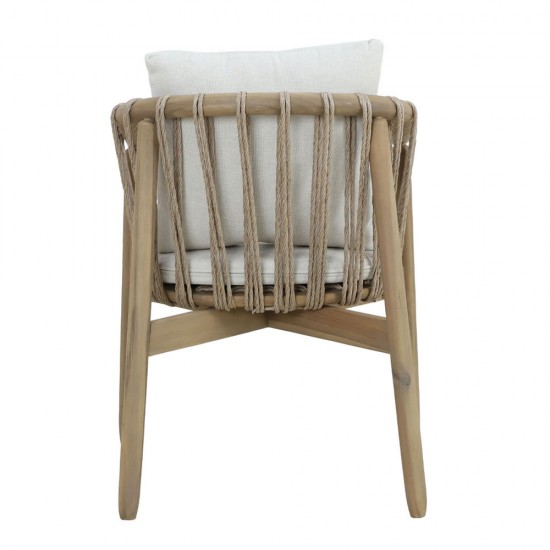 CORDA ΚΑΡΕΚΛΑ ΜΑΞΙΛΑΡΙ ΦΥΣΙΚΟ ΛΕΥΚΟ 63,5x60xH76cm