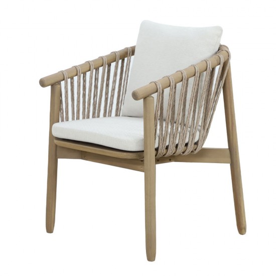 CORDA ΚΑΡΕΚΛΑ ΜΑΞΙΛΑΡΙ ΦΥΣΙΚΟ ΛΕΥΚΟ 63,5x60xH76cm