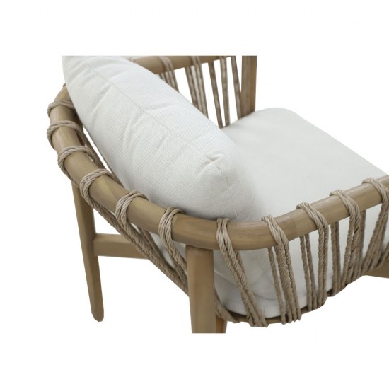 CORDA ΚΑΡΕΚΛΑ ΜΑΞΙΛΑΡΙ ΦΥΣΙΚΟ ΛΕΥΚΟ 63,5x60xH76cm