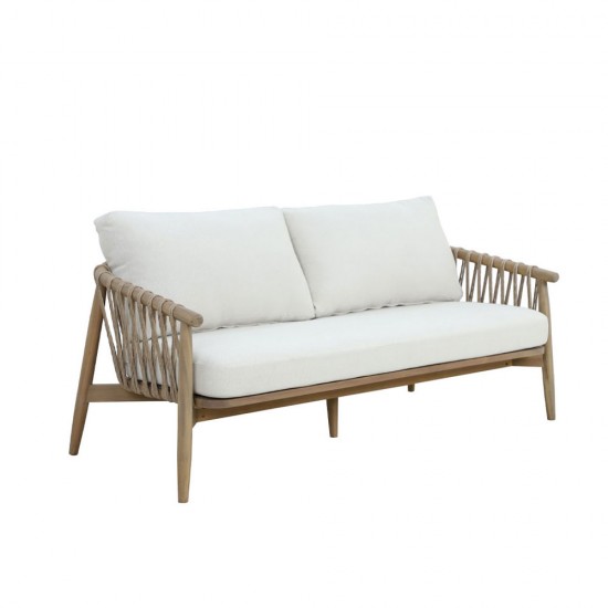 CORDA ΣΑΛΟΝΙ SET 1+2+1 ΦΥΣΙΚΟ ΛΕΥΚΟ