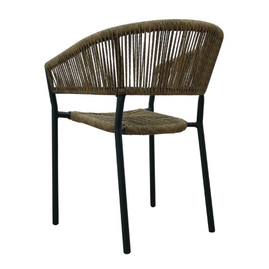 BREEZE ΚΑΡΕΚΛΑ ΜΑΥΡΟ ΚΑΡΥΔΙ 56x60x78cm