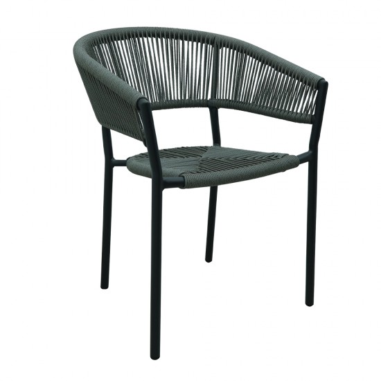 BREEZE ΚΑΡΕΚΛΑ ΓΚΡΙ 56x60x78cm