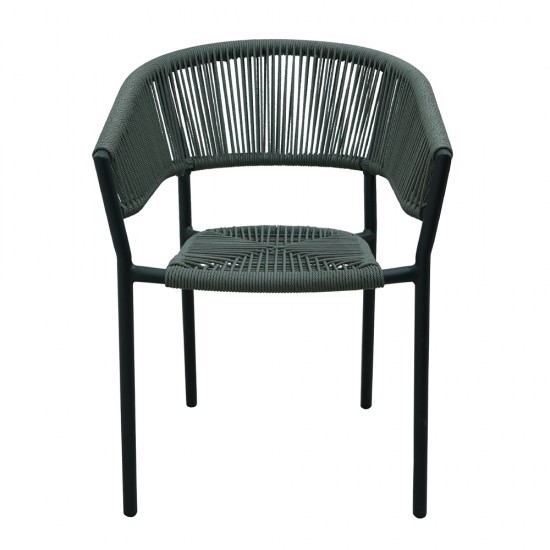 BREEZE ΚΑΡΕΚΛΑ ΓΚΡΙ 56x60x78cm