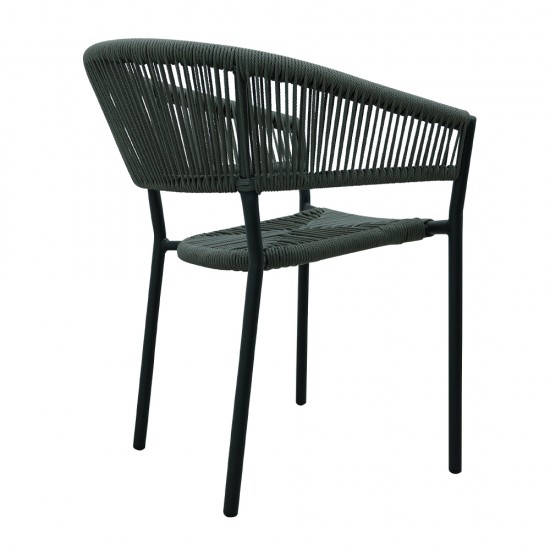 BREEZE ΚΑΡΕΚΛΑ ΓΚΡΙ 56x60x78cm