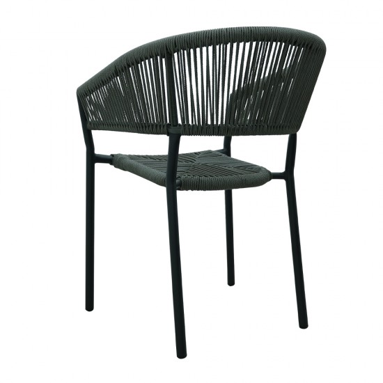 BREEZE ΚΑΡΕΚΛΑ ΓΚΡΙ 56x60x78cm