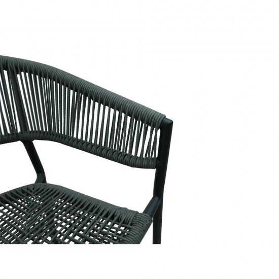 BREEZE ΚΑΡΕΚΛΑ ΓΚΡΙ 56x60x78cm