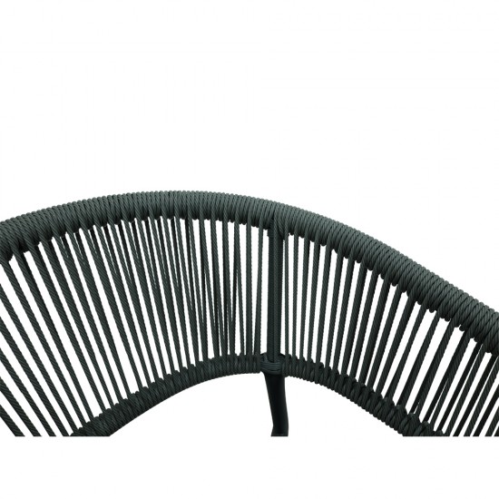 BREEZE ΚΑΡΕΚΛΑ ΓΚΡΙ 56x60x78cm