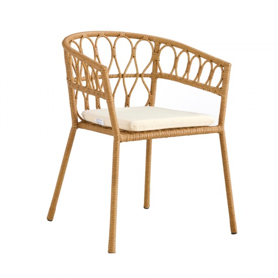 SURABAYA ΚΑΡΕΚΛΑ ΦΥΣΙΚΟ ΛΕΥΚΟ 59x56x77.5cm