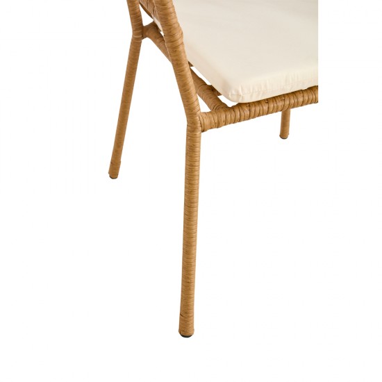 SURABAYA ΚΑΡΕΚΛΑ ΦΥΣΙΚΟ ΛΕΥΚΟ 59x56x77.5cm