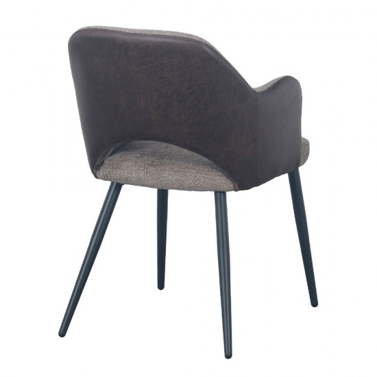 ASCOT ΚΑΡΕΚΛΑ ΚΑΦΕ ΣΚΟΥΡΟ 60x63,5xH79cm ASCOT ΚΑΡΕΚΛΑ ΚΑΦΕ ΣΚΟΥΡΟ 60x63,5xH79cm