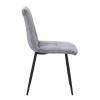 LINEA ΚΑΡΕΚΛΑ ΓΚΡΙ SILVER 47x55x86cm LINEA ΚΑΡΕΚΛΑ ΓΚΡΙ SILVER 47x55x86cm