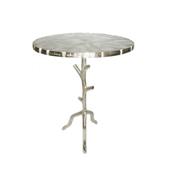 BIZARRE SIDE TABLE ΑΣΗΜΙ D45xH64cm