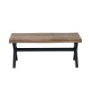 BRICK COFFEE TABLE ΚΑΡΥΔΙ ΜΑΥΡΟ 110x60xΗ45cm