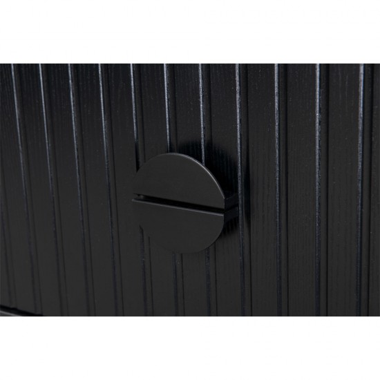 KIMONO COFFEE TABLE ΜΑΥΡΟ 100x59xH50,2cm