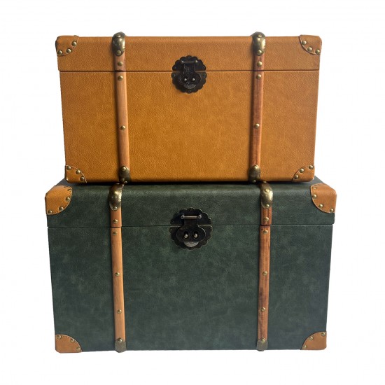 SADAR ΜΠΑΟΥΛΑ SET 2ΤΜΧ ΛΑΔΙ ΜΟΥΣΤΑΡΔΙ 64x40xH40cm