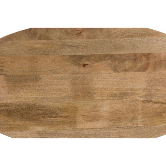 SKORPIO COFFEE TABLE ΚΑΡΥΔΙ ΜΑΥΡΟ 120x60x45