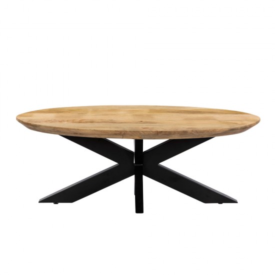 SKORPIO COFFEE TABLE ΚΑΡΥΔΙ ΜΑΥΡΟ 120x60x45