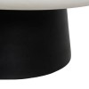 MYKONOS COFFEE TABLE ΛΕΥΚΟ ΜΑΥΡΟ 90x90x39cm
