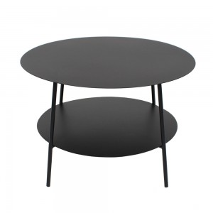 SIMPLE COFFEE TABLE ΜΑΥΡΟ 60x60xH40cm