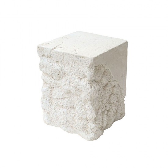 KIONAS SIDE TABLE OFF WHITE 42,5x42,5xH57cm KIONAS SIDE TABLE OFF WHITE 42,5x42,5xH57cm